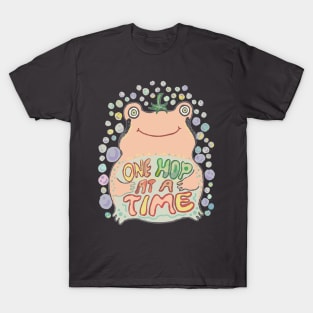 One Hop At A Time Bubble Frog T-Shirt